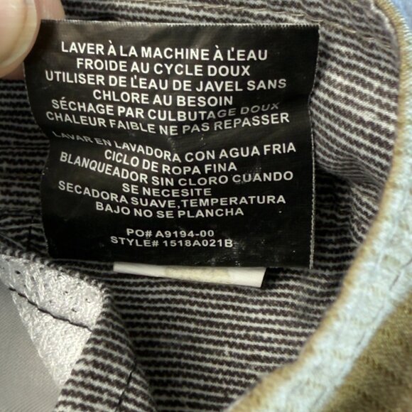 O’Neill Hybrid Boardshorts Men’s 34 Tan Stripe 22” Zip Fly Surf Shorts 151BA021B - Picture 12 of 12